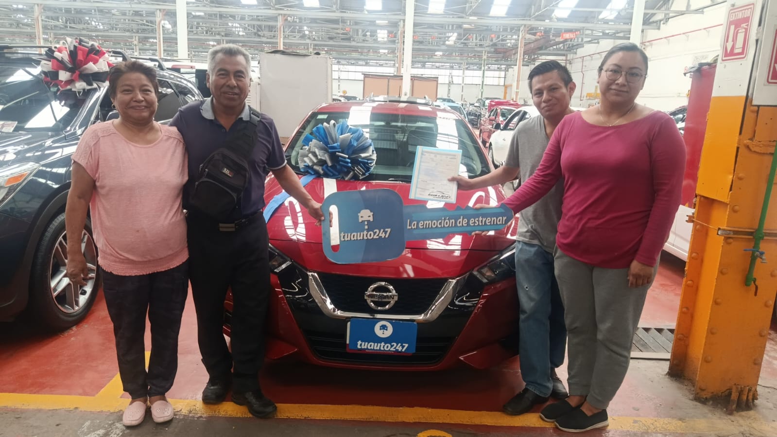 Entrega real de auto a clientes de TuAuto24/7